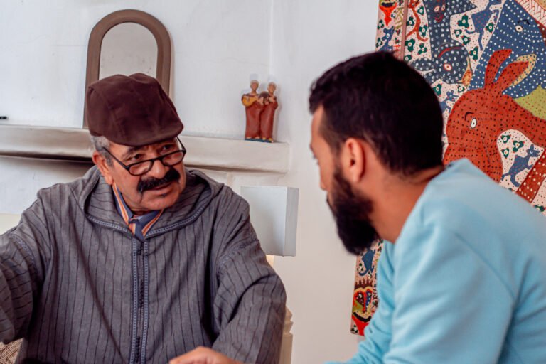 Proud to call Ali Maimoun a friend, one of Morocco’s most renowned painters and sculptors, he created the artwork that gives the villa its soul.